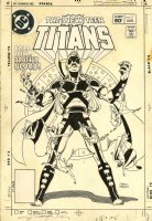 George Perez | new teen titans issue 22 page cover | Albert Moy